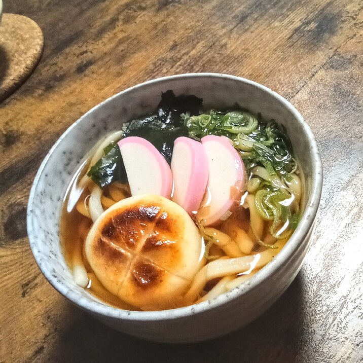 めんつゆで!力うどん